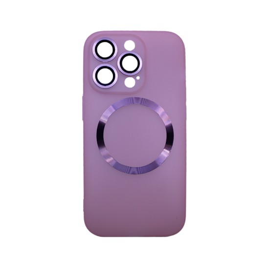 Magnetic Case with Camera Lens for Apple iPhone 14 Pro Pink Magnetic Case with Camera Lens for Apple iPhone 14 Pro Pink